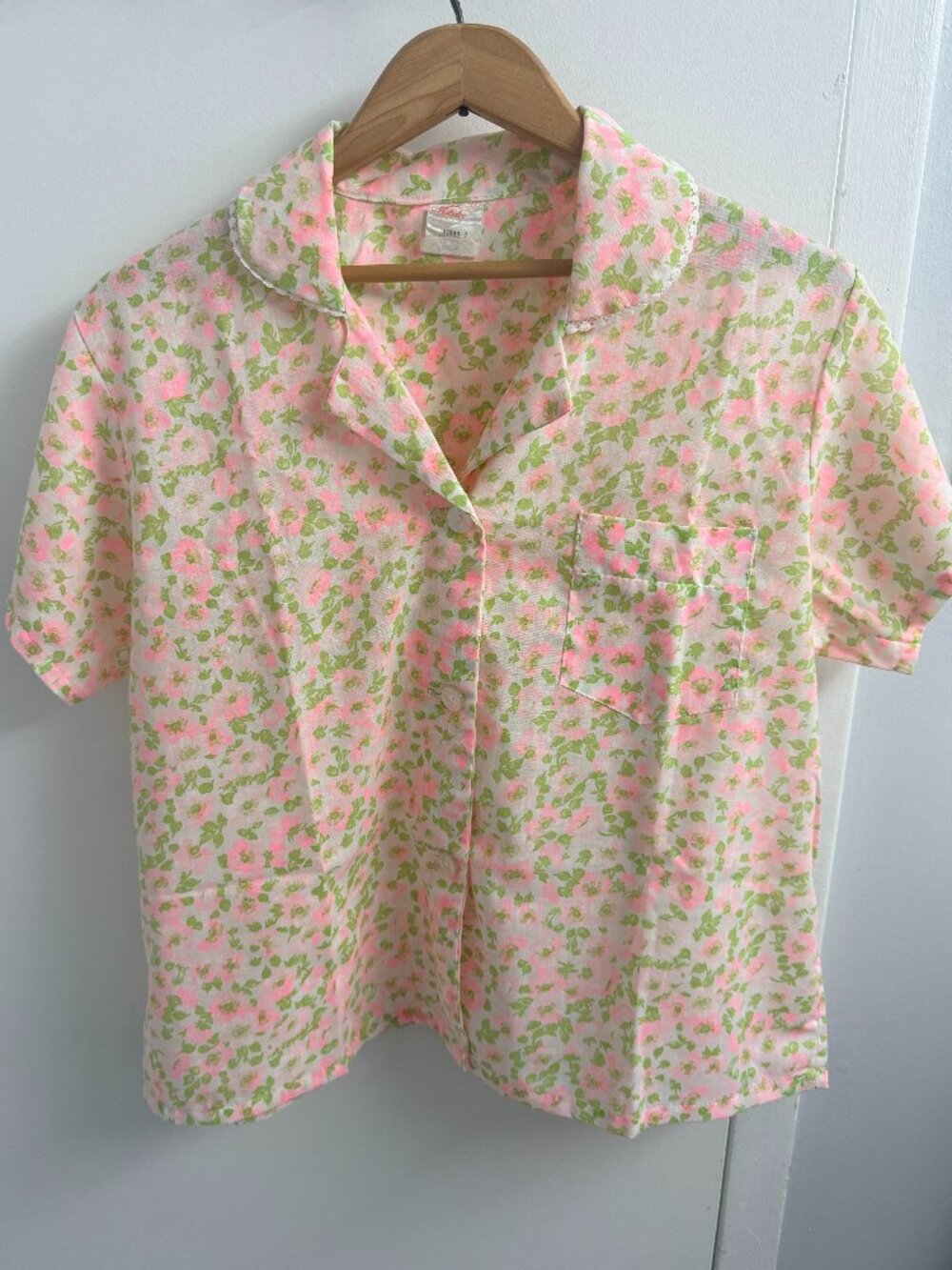 Vintage 1970s-1980s Floral Pajamas NOS/Deadstock (Unworn)